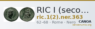 RIC I (second edition) Nero 363 — CANOA