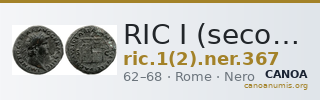 RIC I (second edition) Nero 367 — CANOA
