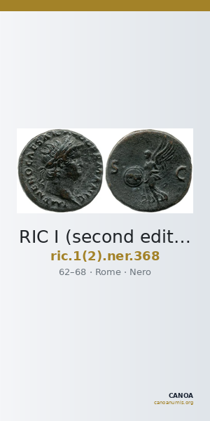 RIC I (second edition) Nero 368 — CANOA