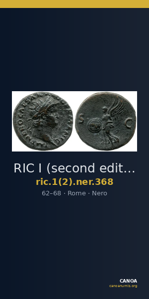 RIC I (second edition) Nero 368 — CANOA