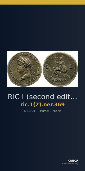 RIC I (second edition) Nero 369 — CANOA