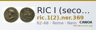 RIC I (second edition) Nero 369 — CANOA