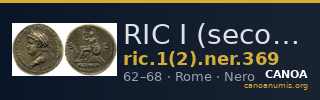 RIC I (second edition) Nero 369 — CANOA