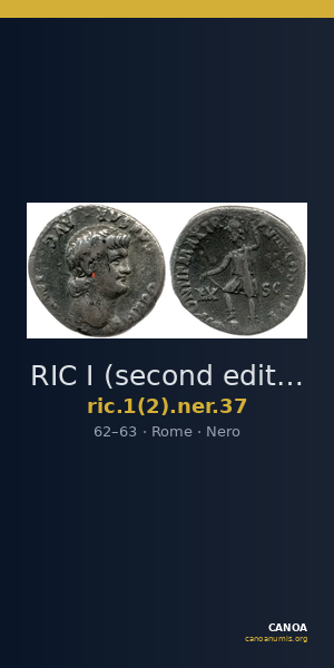RIC I (second edition) Nero 37 — CANOA