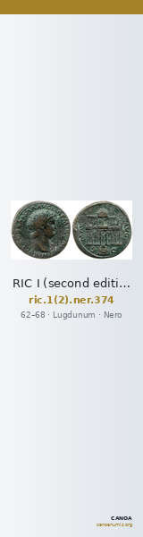 RIC I (second edition) Nero 374 — CANOA