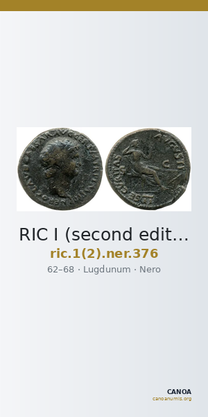 RIC I (second edition) Nero 376 — CANOA