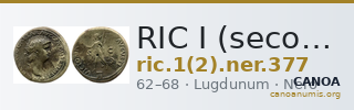 RIC I (second edition) Nero 377 — CANOA