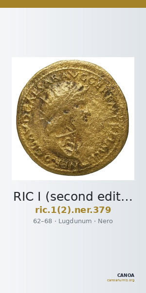 RIC I (second edition) Nero 379 — CANOA