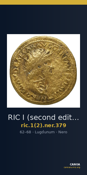 RIC I (second edition) Nero 379 — CANOA