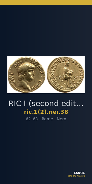 RIC I (second edition) Nero 38 — CANOA
