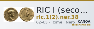 RIC I (second edition) Nero 38 — CANOA