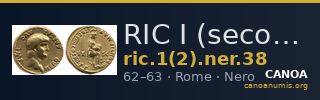 RIC I (second edition) Nero 38 — CANOA