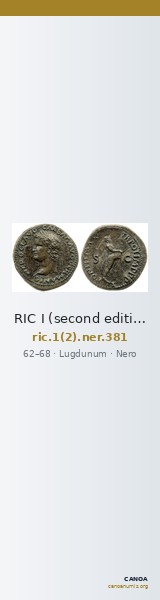 RIC I (second edition) Nero 381 — CANOA