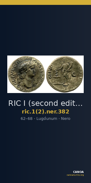 RIC I (second edition) Nero 382 — CANOA