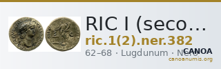 RIC I (second edition) Nero 382 — CANOA