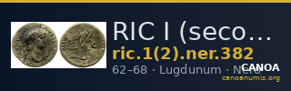 RIC I (second edition) Nero 382 — CANOA