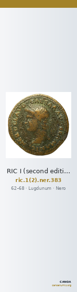 RIC I (second edition) Nero 383 — CANOA