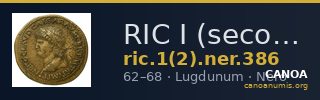 RIC I (second edition) Nero 386 — CANOA