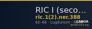 RIC I (second edition) Nero 388 — CANOA