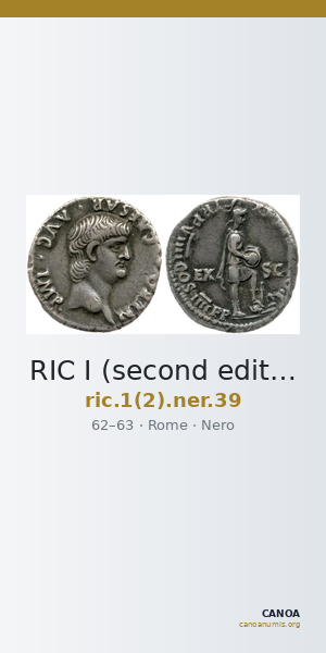 RIC I (second edition) Nero 39 — CANOA