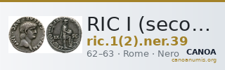 RIC I (second edition) Nero 39 — CANOA
