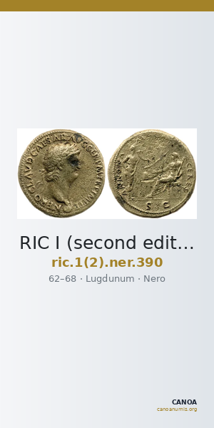 RIC I (second edition) Nero 390 — CANOA