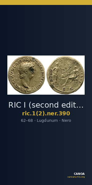 RIC I (second edition) Nero 390 — CANOA