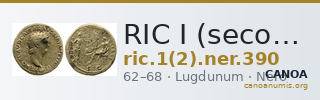RIC I (second edition) Nero 390 — CANOA