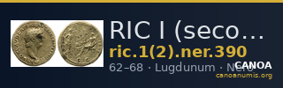 RIC I (second edition) Nero 390 — CANOA