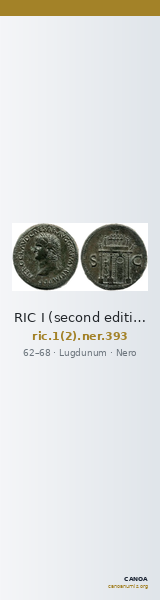 RIC I (second edition) Nero 393 — CANOA