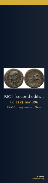 RIC I (second edition) Nero 396 — CANOA
