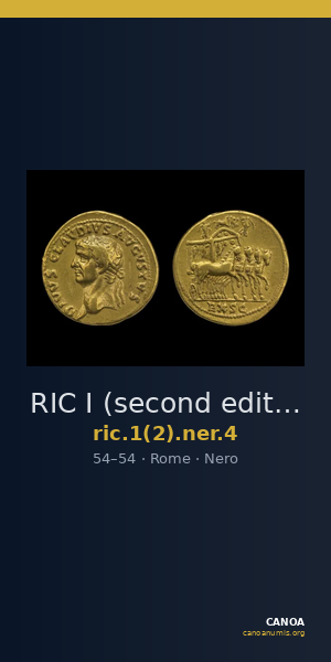RIC I (second edition) Nero 4 — CANOA