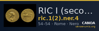 RIC I (second edition) Nero 4 — CANOA