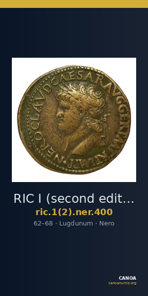 RIC I (second edition) Nero 400 — CANOA
