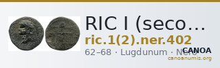 RIC I (second edition) Nero 402 — CANOA