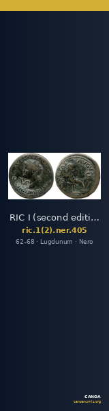 RIC I (second edition) Nero 405 — CANOA