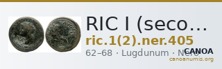 RIC I (second edition) Nero 405 — CANOA