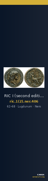 RIC I (second edition) Nero 406 — CANOA