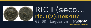RIC I (second edition) Nero 407 — CANOA