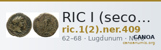 RIC I (second edition) Nero 409 — CANOA