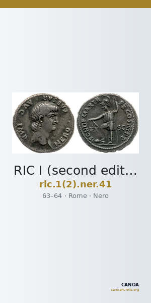 RIC I (second edition) Nero 41 — CANOA