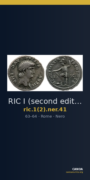 RIC I (second edition) Nero 41 — CANOA