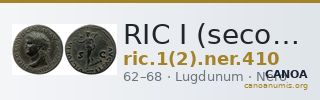 RIC I (second edition) Nero 410 — CANOA