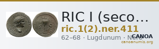 RIC I (second edition) Nero 411 — CANOA