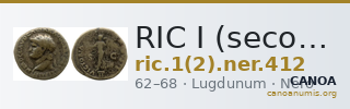 RIC I (second edition) Nero 412 — CANOA
