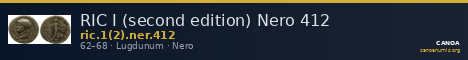 RIC I (second edition) Nero 412 — CANOA