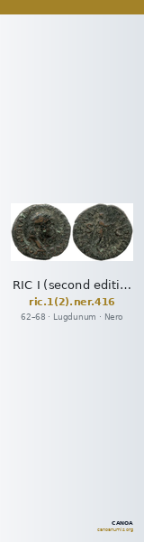 RIC I (second edition) Nero 416 — CANOA