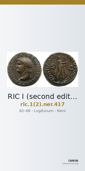RIC I (second edition) Nero 417 — CANOA