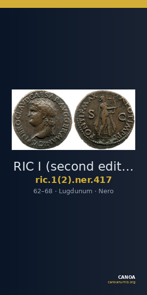 RIC I (second edition) Nero 417 — CANOA