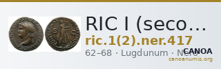 RIC I (second edition) Nero 417 — CANOA